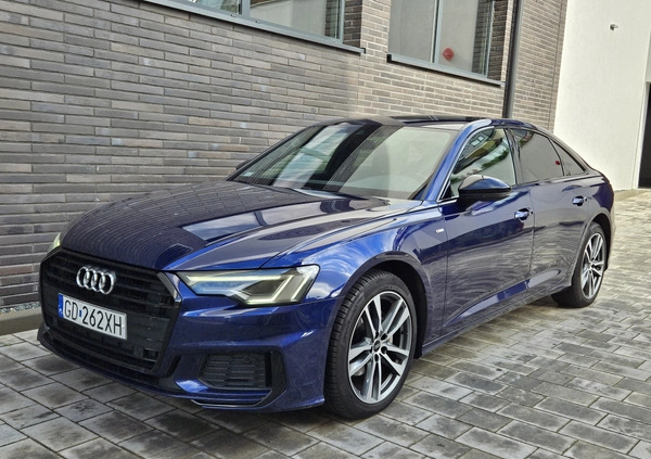 Audi A6 cena 143500 przebieg: 135000, rok produkcji 2021 z Tczew małe 407